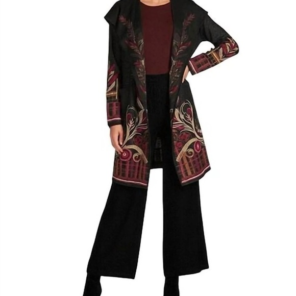 NWT Johnny Was - BIYA METALLIC DUSTER - Picture 6 of 7